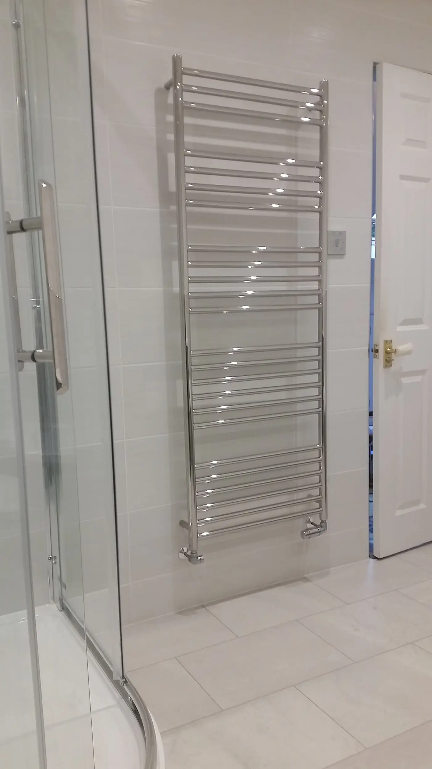 Radiator in a bathroom